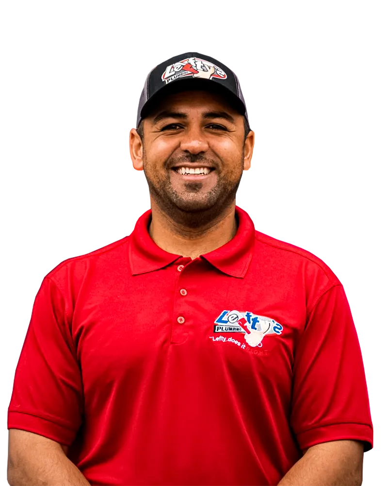 Rafael, owner of Lefty's Plumbing